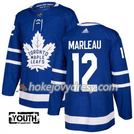 Dětské Hokejový Dres Toronto Maple Leafs Patrick Marleau 12 Adidas 2017-2018 Modrá Authentic